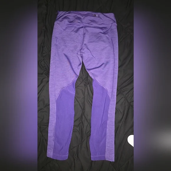💜 Nike Dri-FIT Leggings Medium Purple Tones Athletic Workout Pants - Picture 4 of 4